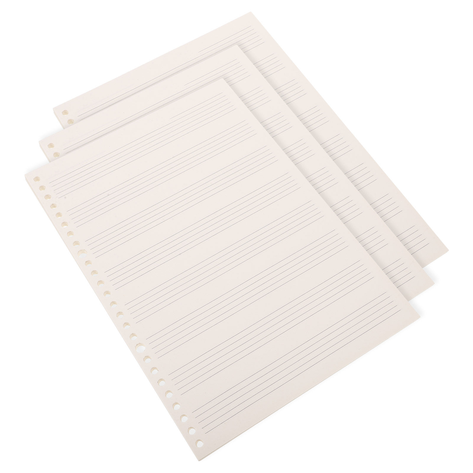 Blank Sheet Music Notebook - 3 pièces, carnet de partitions de