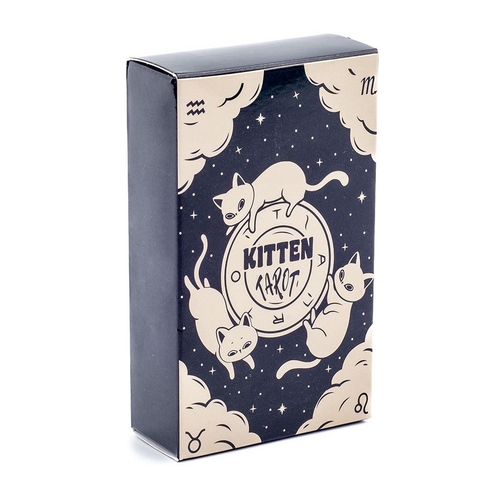 Tarot Deck With Guidebook - Jeu de cartes de tarot Kitten,
