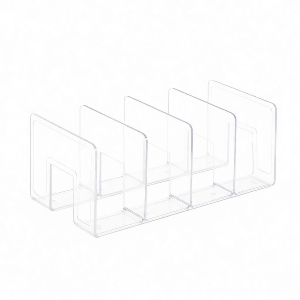 Clear Acrylic Book Stand Holder - Support de livres en acrylique, organisateur