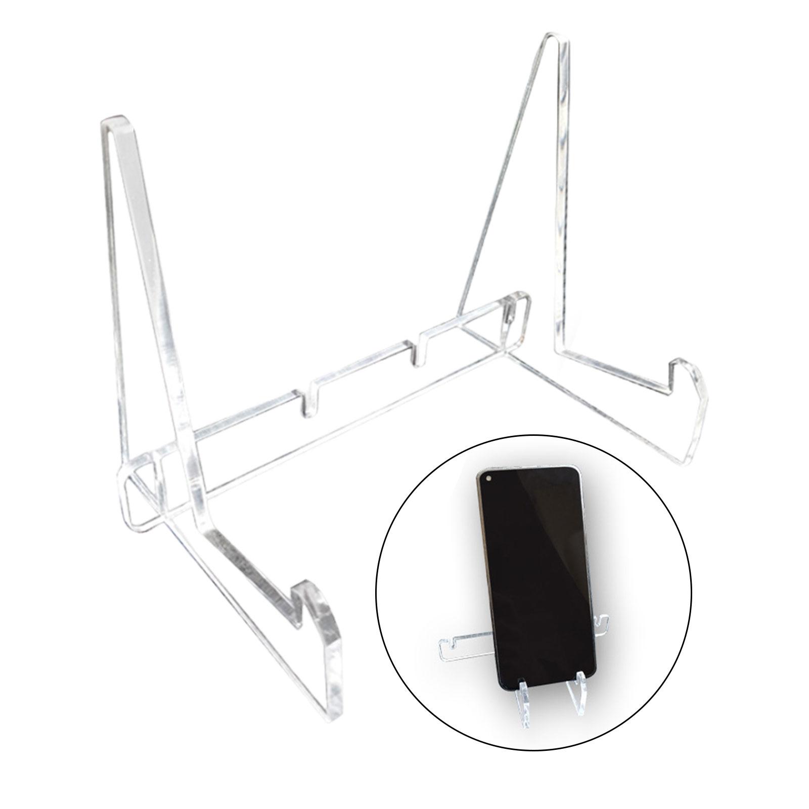 Clear Acrylic Book Stand Holder - Support de livre en acrylique, présentoir