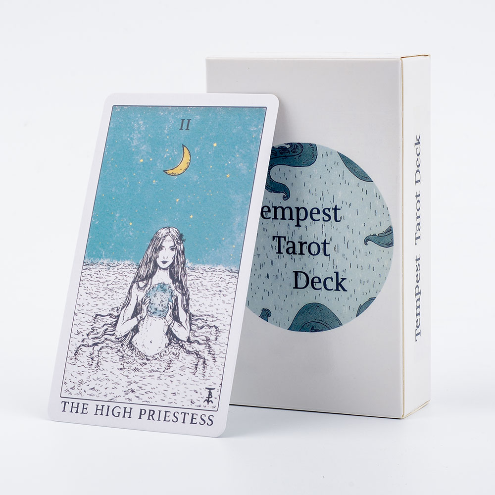 Tarot Deck With Guidebook - Jeu de Tarot Tempest sur le