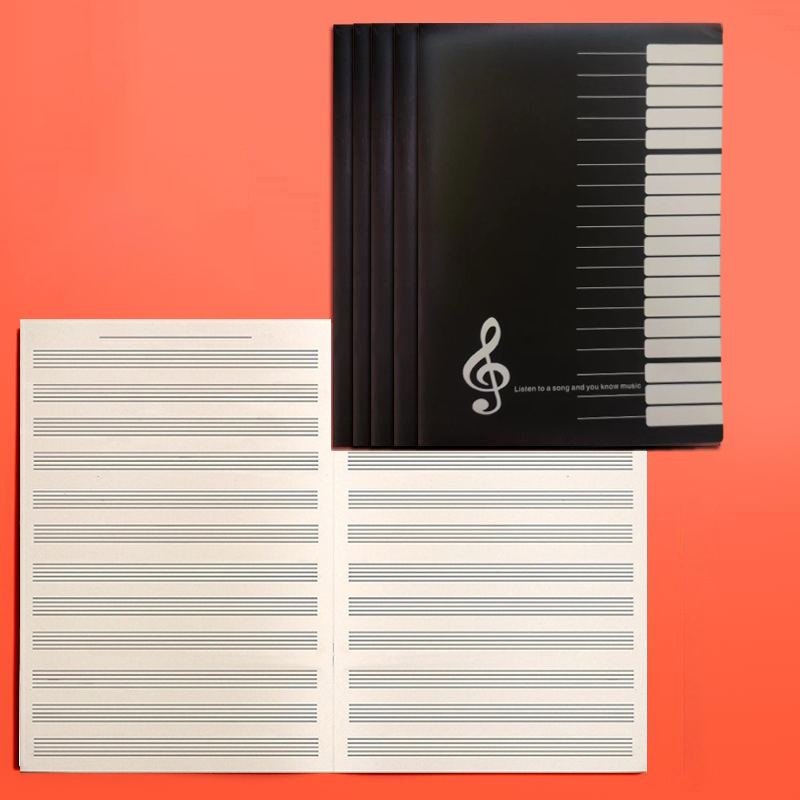 Carnet de pratique musicale 18 - Blank Sheet Music Notebook avis et prix