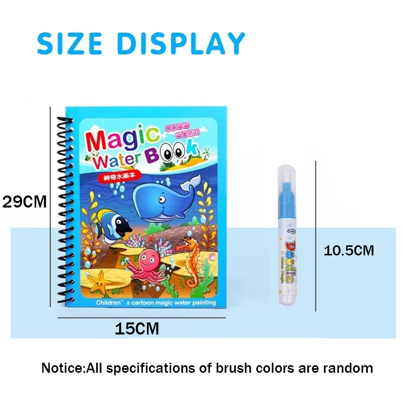 Livre magique de peinture à l' - Reusable Water Magic Coloring Book avis et prix