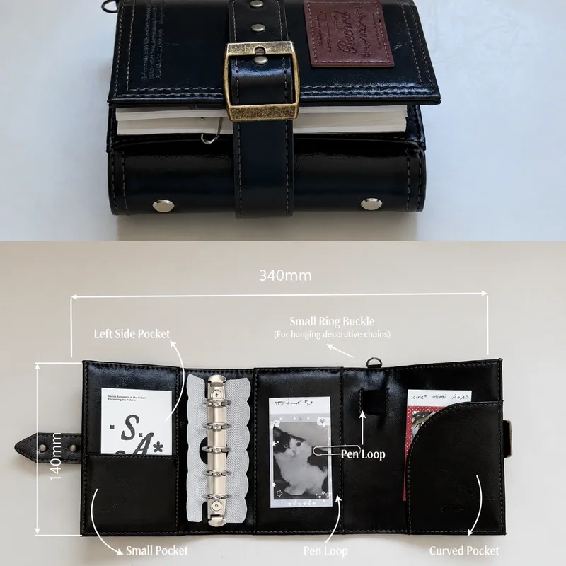Journal vintage en cuir pliabl - Vintage Leather Journal Notebook avis et prix
