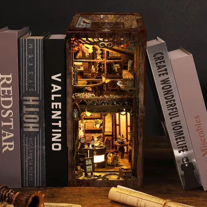 Décoration d'intérieur Serenit - Diy Wooden Book Nook Kit Shelf Insert avis et prix