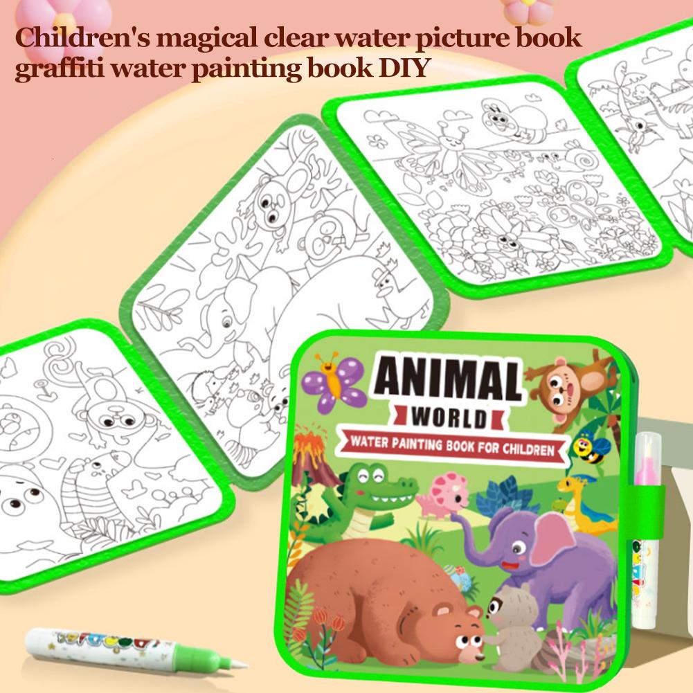 Livre de dessin à l'eau magiqu - Reusable Water Magic Coloring Book avis et prix